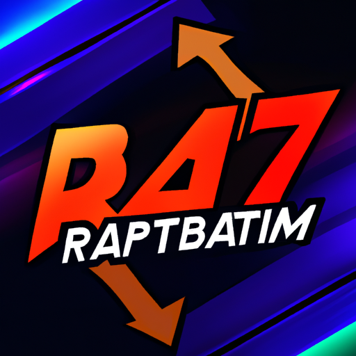 1. לוגו דינמי של Rabet777 על רקע של גרפיקת משחק חיה.